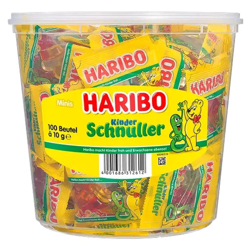 Haribo Kinder Schnuller Minis 100 Stück in der Dose