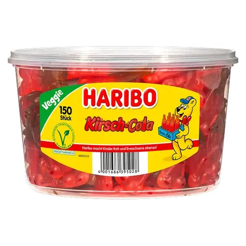 Haribo Kirsch-Cola 150 Stück in der Dose