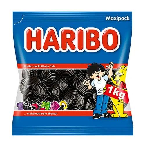 Haribo Lakritz Schnecken 1kg im Beutel