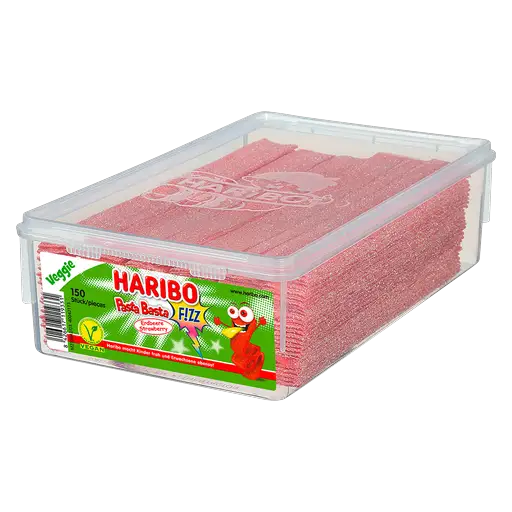 Haribo Pasta Basta Erdbeere 150 Stück in der Dose