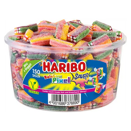 Haribo Rainbow Pixel 150 Stück in der Dose