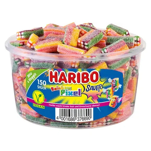 Haribo Rainbow Pixel 150 Stück in der Dose