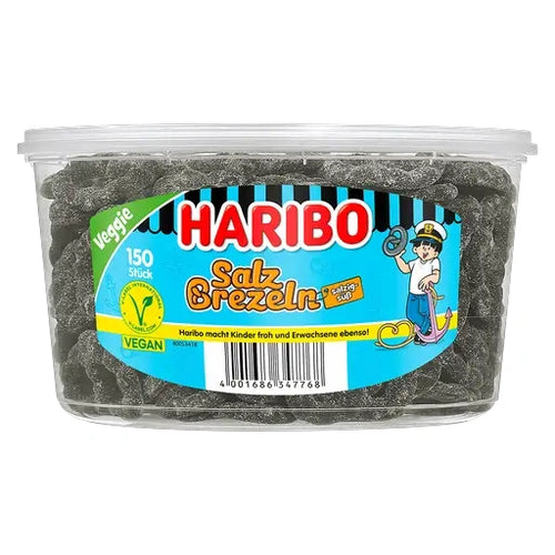 Haribo Salz Brezeln 150 Stück in der Dose