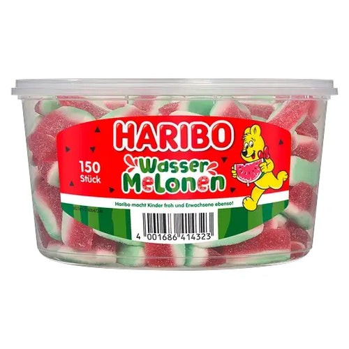 Haribo Wasser-Melonen 150 Stück in der Dose