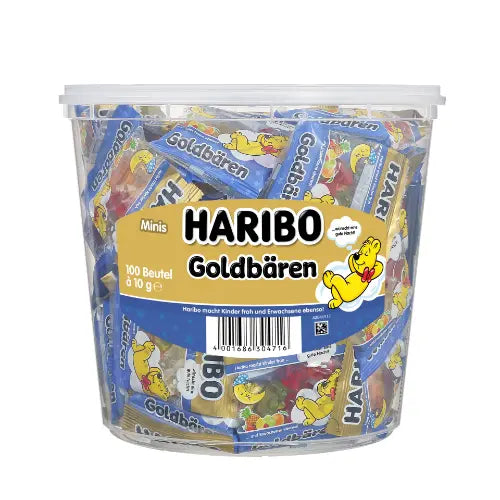 Haribo Gute Nacht Goldbären Minis 100 Beutel in der Dose