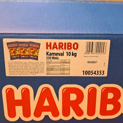 Haribo Karnevalskarton – Palette mit 30 Kartons à 10 kg