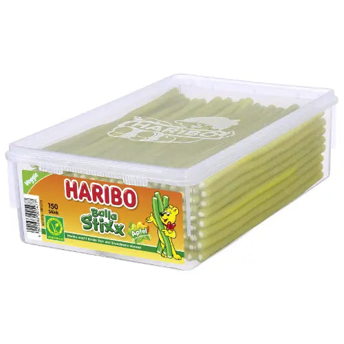 Haribo Balla Stixx Apfel 150 Stück in der Dose