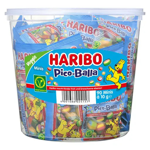 Haribo Pico-Balla Minis 1 RD 90 MBT 900g - Produktbild