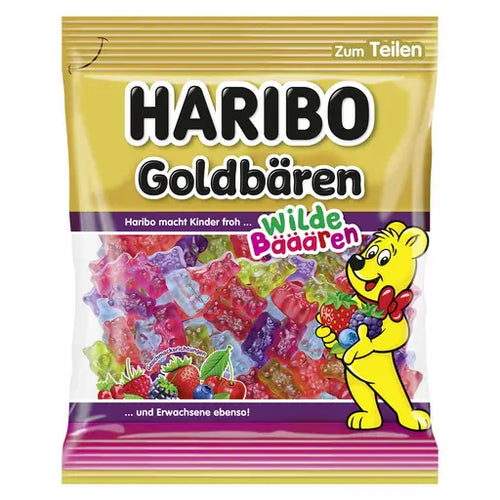 Haribo Süssware Fruchtgummi Goldbären Wilde Bääären 1 BT 175g im Beutel - Produktbild