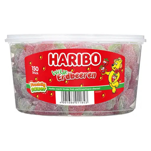 Haribo Wilde Erdbeeren Sauer 1 RD 150 St/1.200g 1200g - Produktbild