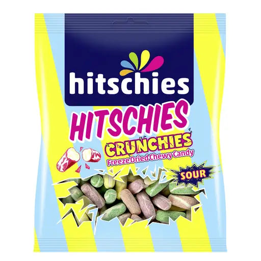 Hitschies Crunchies Sour Mix  75g im Beutel - Produktbild
