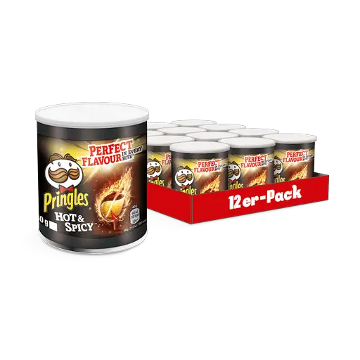 Pringles Hot&Spicy 12x40g im Karton