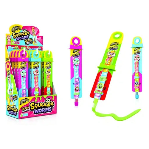 Johny Bee Squeeze Worms 30 Stück im Karton