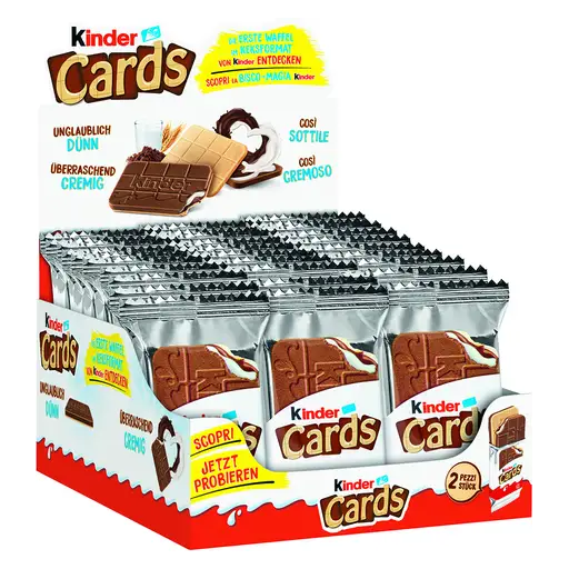 Ferrero Kinder Cards 2er 30 Stück im Karton
