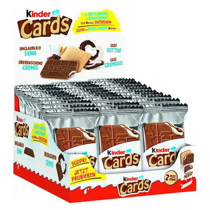Ferrero Kinder Cards 2er 30 Stück im Karton