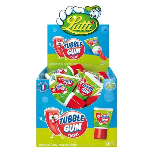 Lutti Tubble Gum Cherry 36 Stück im Karton