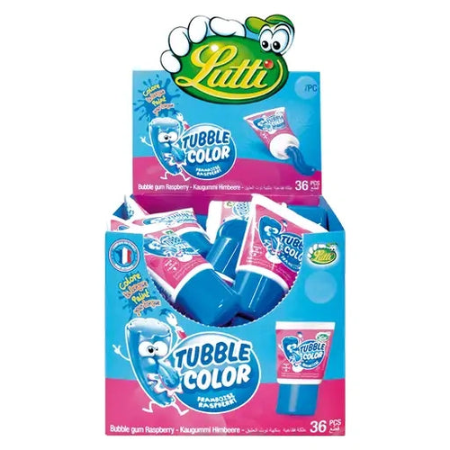 Lutti Tubble Gum Color 36 Stück im Karton