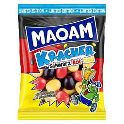 Maoam Kracher Schwarz Rot Gold 200g