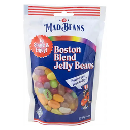 Mad Beans<br> Boston Blend Jelly Beans<br> 180g im Beutel<br>
