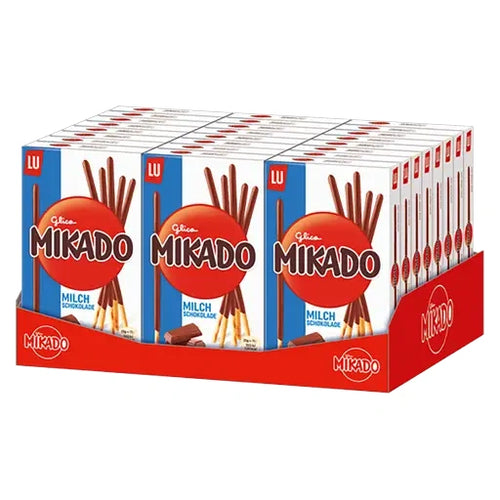 Mikado Sticks Milchschokolade 24x75g im Karton