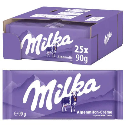 Milka Alpenmilch 25x90g
