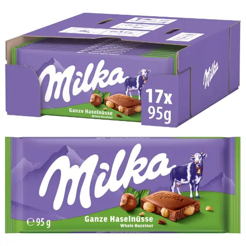 Milka Ganze Haselnüsse 17x95g
