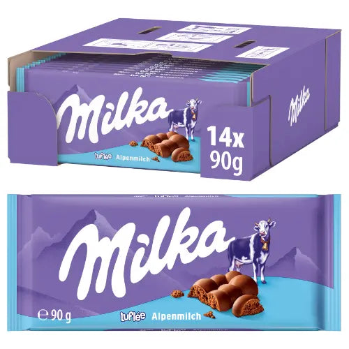 Milka Luflée Alpenmilch 14x90g