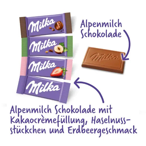Milka Naps Mix 1000g in der Dose