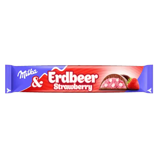 Milka Erdbeer Riegel 36x36,5g im Karton
