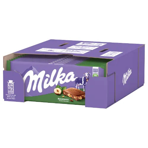 Milka Haselnuss 24x90g