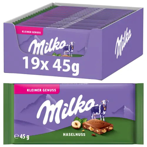 Milka Die Kleine Haselnuss 19x45g