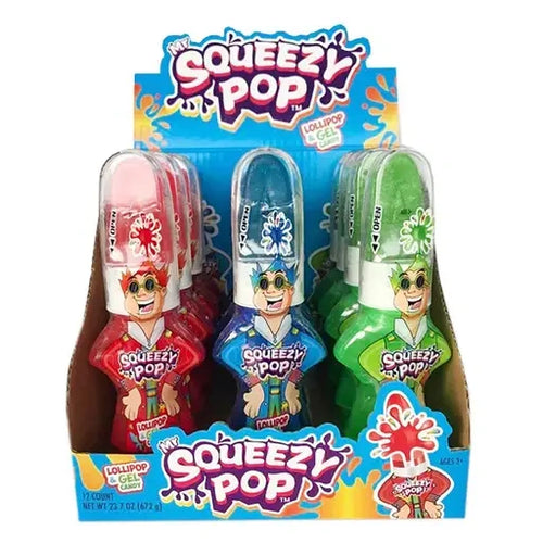 Mr.Squeezy PopLollipop & Gel 12 Stück im Karton