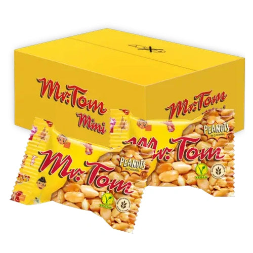Mr. Tom Mini Erdnussriegel 140 Stück im Karton