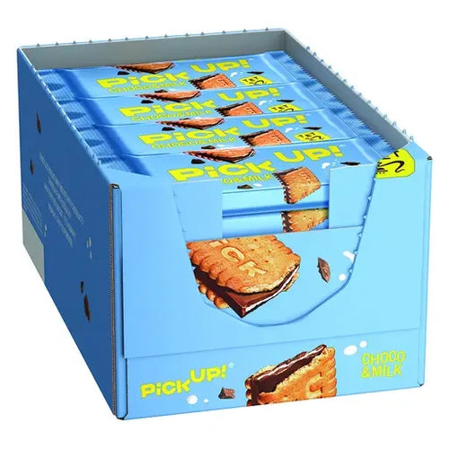 PICK UP! Choco& Milk 24x28g im Karton