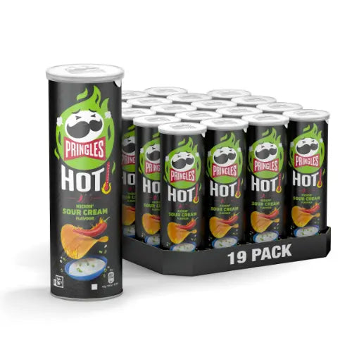 Pringles Hot Sour Cream 19x160g