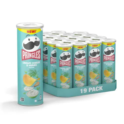Pringles Cream Cheese & Herbs 19x165g