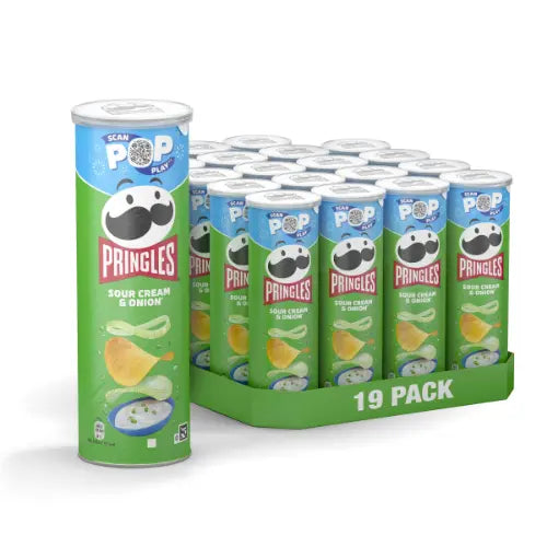Pringles Sour Cream & Onion 19x165g im Karton