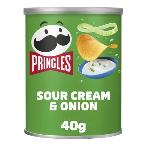 Pringles Sour Cream& Onion 12x40g im Karton