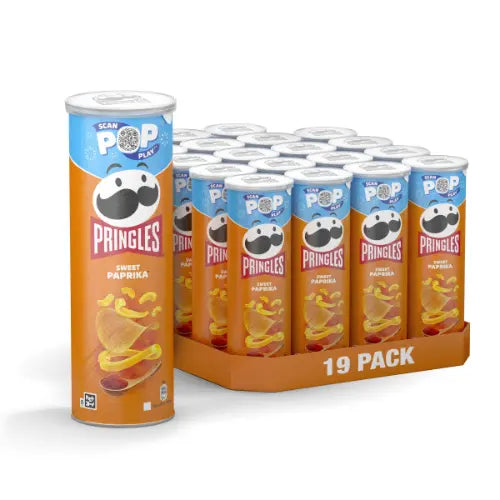 Pringles Sweet Paprika 19x165g im Karton