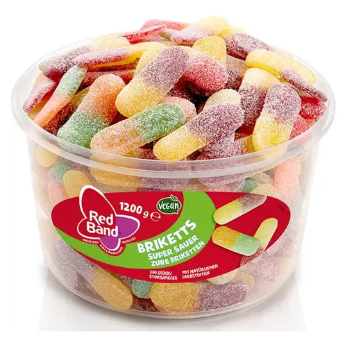 Red Band Briketts Super Sauer 200 Stück in der Dose