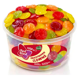 Red Band Fruchtgummi Clowns 300 Stück in der Dose