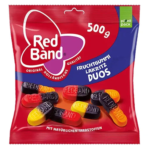 Red Band Fruchtgummi Lakritz Duos 500g im Beutel