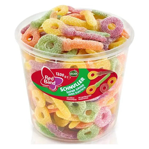Red Band Schnuller super sauer 100 Stück in der Dose