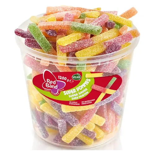 Red Band Super Saure Pommes 100 Stück in der Dose