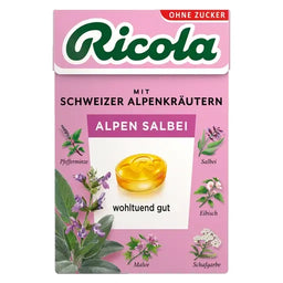 Ricola Alpen Salbei zuckerfrei 10x50g im Karton