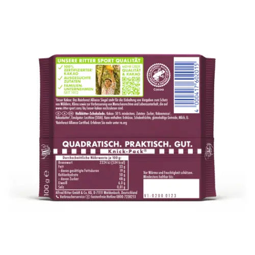 Ritter Sport Halbbitter 100g