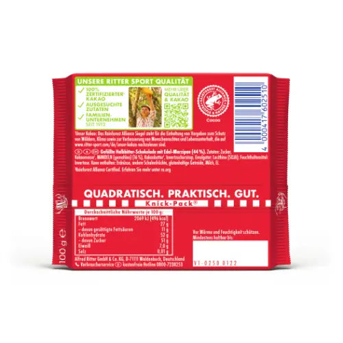 Ritter Sport Marzipan 100g