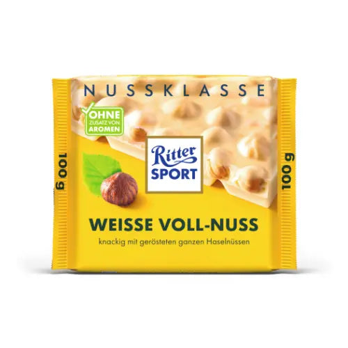 Ritter Sport Weisse Voll-Nuss 100g