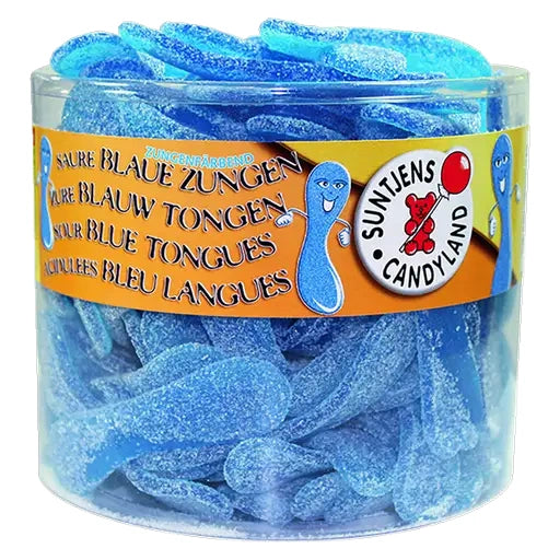 Suntjens Saure Blaue Zungen 100 Stück in der Dose