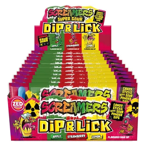 ZED Screamers Dip&Lick 28 Beutel im Karton